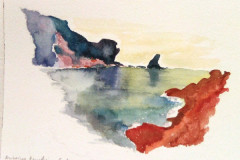 croquis-aquarelle-Calanque-mer-et-bateau-juin-202308