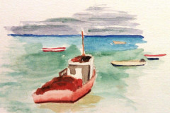 croquis-aquarelle-Calanque-mer-et-bateau-juin-202317